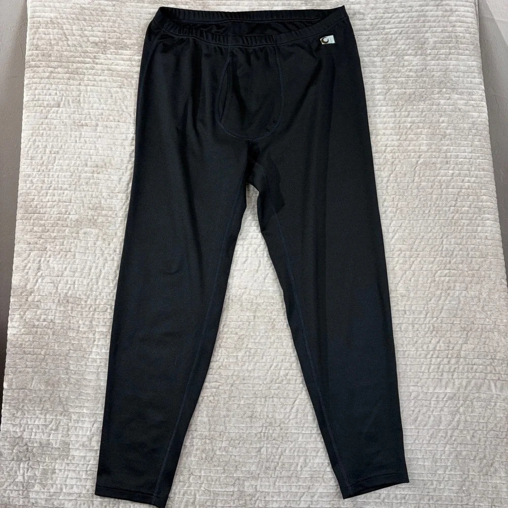 Eddie Bauer First Ascent‎ Mens Large Black Cocona Base Layer Leggings Tights